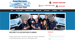 Desktop Screenshot of floodbrothersplumbing.com